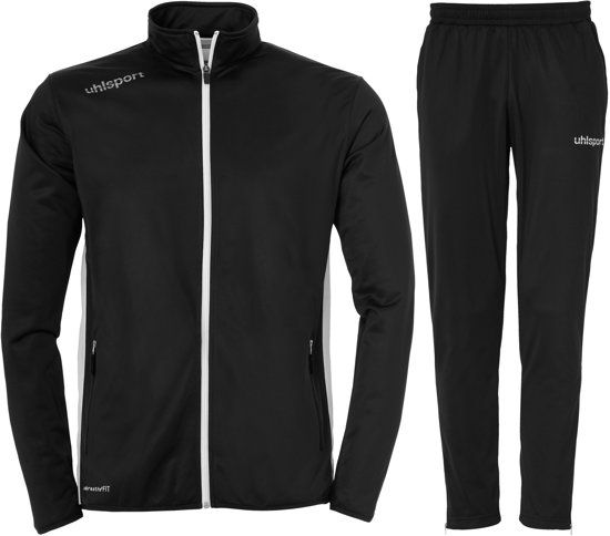 Uhlsport Essential Classic Trainingspak - Maat 104 - Unisex - zwart/wit