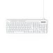 Hama CK-200 Toetsenbord Thuis/Werk USB QWERTZ Duits Wit