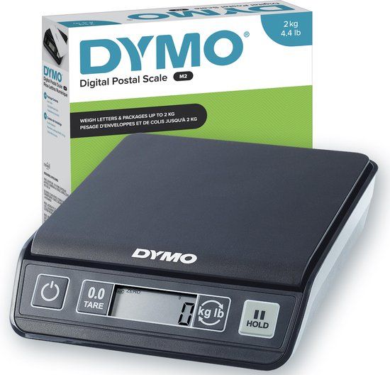 DYMO M2 Digitale Postweegschaal - 2 kg - Zwart