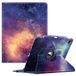 Fintie Hoes voor iPad Pro 12.9 2021 5e Generatie/iPad Pro 12.9 4e Gen 2020/3e Gen 2018-360 Graden Verstelbare Beschermhoes Vover met Potloodhouder, Auto Sleep/Wake, Galaxy
