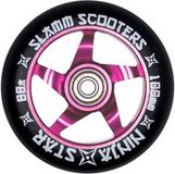 Slamm scooters Stunt Step wielen Ninja Stars roze 100mm