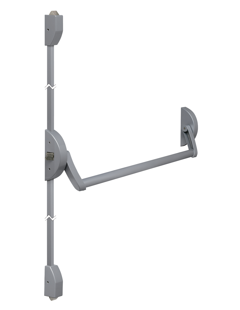 Lips FLAR101M Paniekopener Freedom Line R | Duwstang | 2-3 Sluitpunten met Nachtschootblokkering | 1210mm Zilvergrijs