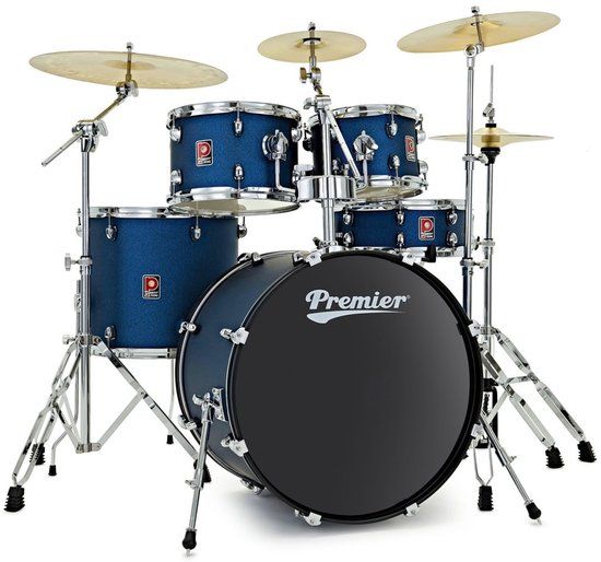 Premier Revolution 22 5-delige drumstelbundel, Blue Stardust