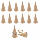 Porte-bagues en bois - 12 pièces - 25 x 50 mm - Bois lourd