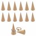 Porte-bagues en bois - 12 pièces - 25 x 50 mm - Bois lourd