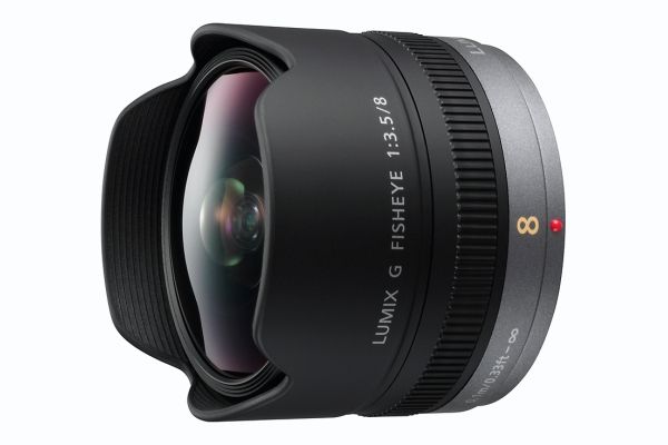 Panasonic H-F008E Camera Lens - Black