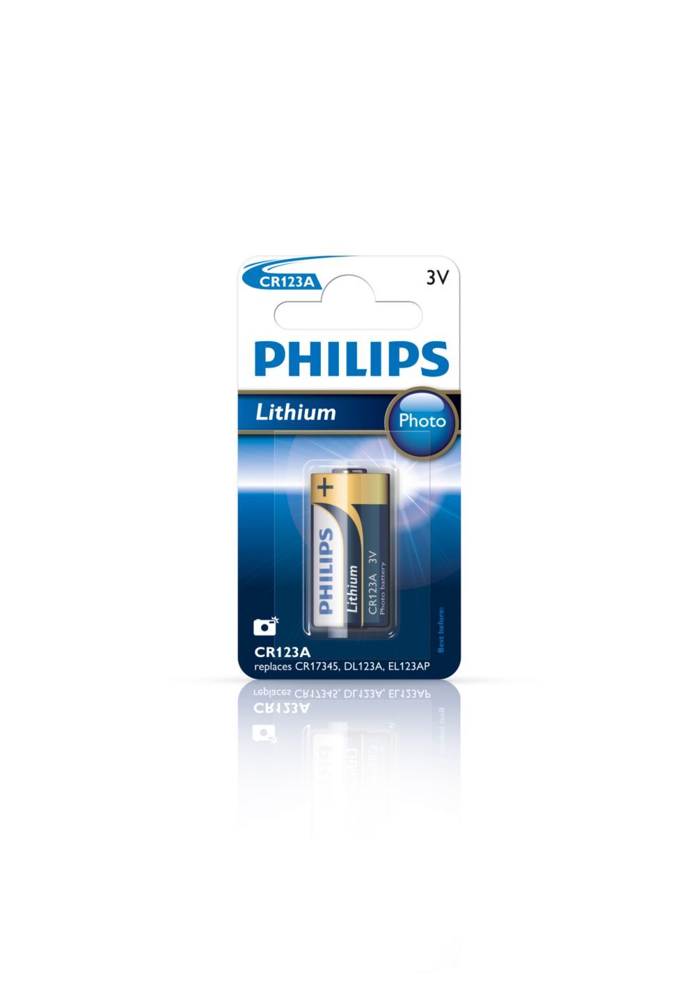Philips Minicells Batterij CR123A/01B