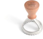 Marcato Ronde vorm 4,8 cm Ravioli, aluminium, zilver