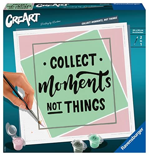 Ravensburger Malen nach Zahlen 20270 - Collect Moments, not Things - ab 12 Jahren