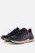 Rieker Sneakers Blauw Leer - Maat 38