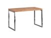 FineBuy Bureau bois massif table d'ordinateur 120 x 60 cm table pour ordinateur portable style champêtre table console avec pieds en métal Sheesham // Acacia