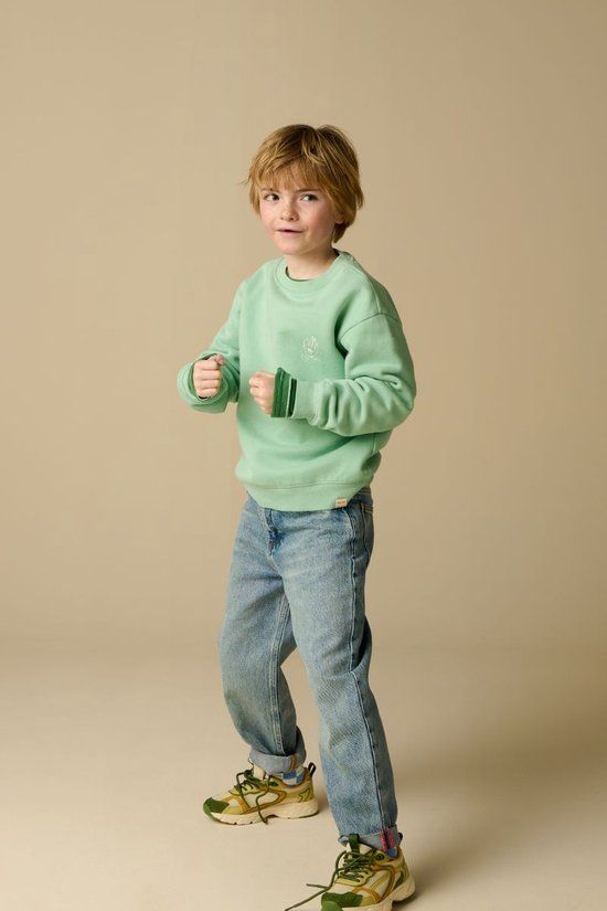 Sissy-Boy Blauwe mid-rise loose fit jeans