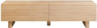 Vente-unique Tv-meubel met 2 deurtjes in MDF - 180 cm - Houteffect - LUDIMA
