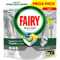 Fairy Platinum All in One Lemon - 113 szt.