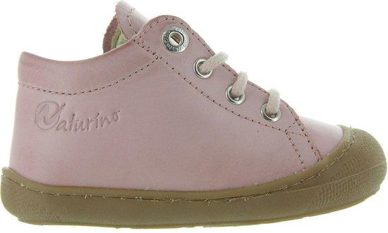 Naturino Cocoon - Roze leren veterboots - Maat 22