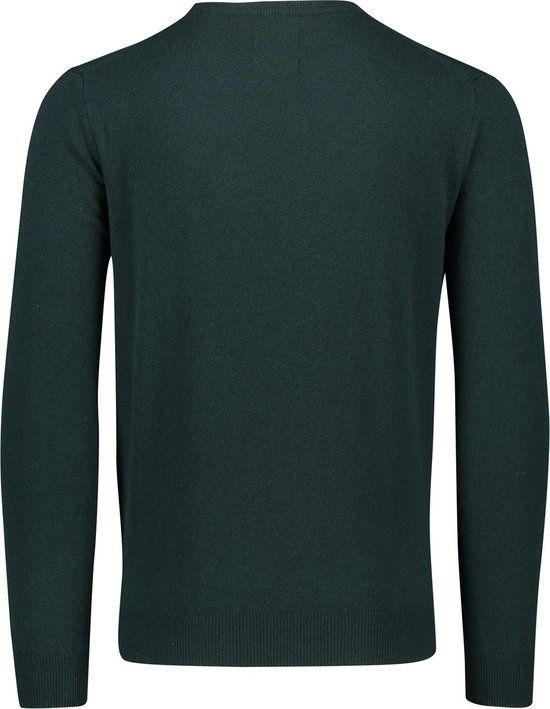 Gant Trui Groen - Herfst/Winter 2023 - Mannen - Maat L - Ronde Hals - Lange Mouw - Wol