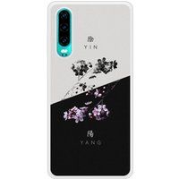 P30 Yin et Yang Bedrukt siliconen hoesje