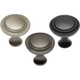 Gedotec Bouton de meuble JOSI en aluminium, Ø 31,5 mm, titane brossé