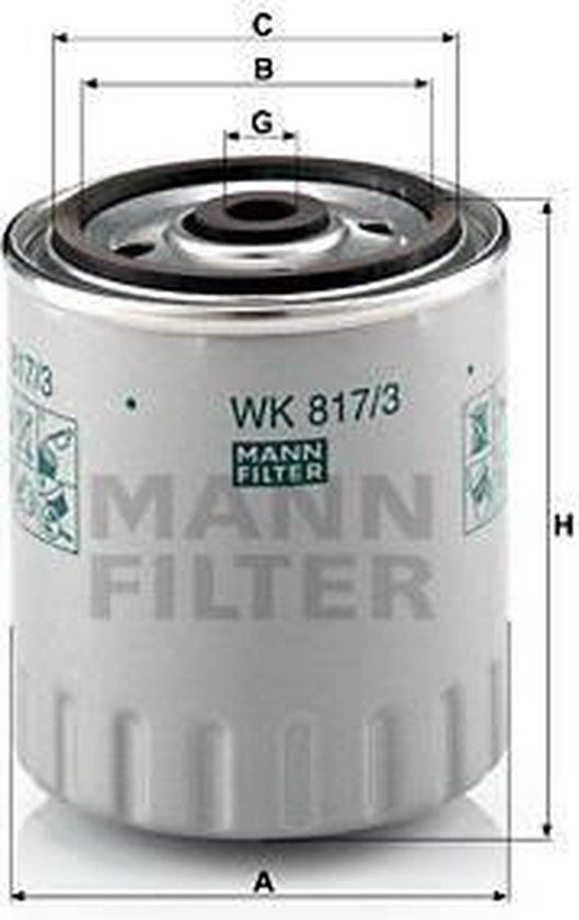 MANN-FILTER Mann+Hummel WK8173X Fuel Filter & Mann+Hummel HU951X Oil Filter