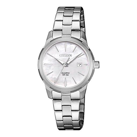 Citizen EU6070-51D Horloge - Zilverkleurig - Ø 28 mm - Dames
