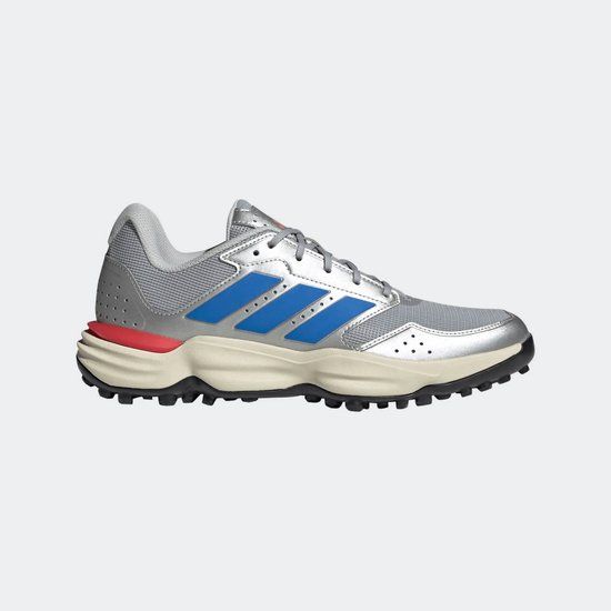 Adidas Adipower Hockey League 26/27 Unisex Veldhockeyschoenen Maat 44 Zilver-Koninklijk