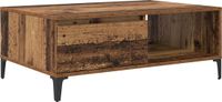 vidaXL Salontafel Oud Hout 90 x 60 x 35 cm