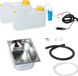 12V Mini-keuken technische set voor campers, bouwpakket met wasbak, afmetingen 325x265x150mm, geschikt voor Vito T4 T5