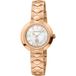 Roberto Cavalli by Franck Muller Dameshorloge analoog kwarts met roestvrijstalen armband RV1L180M0041, Antieke wit., modieus