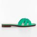 GUESS Symo Dames Sandalen Groen Leer Maat 39