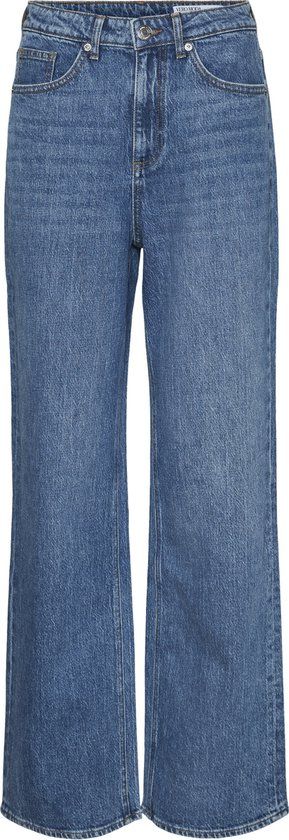 Vero Moda VMTESSA HR Wide Jeans - Medium Blue Denim - W28/L34