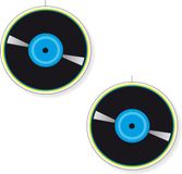 Merkloos / Sans marque Fest-Dekor Gmbh 2x stuks LP/vinylplaat decoratie 28 cm