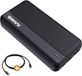 Drivv. Powerbank 20.000 mAh - 22.5W Snellaadfunctie - USB / USB C - Noir