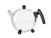 Bredemeijer 1304Z Teapot Bella Ronde Black 1.2 Litre, roestvrij staal