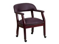 Flash Furniture Loveseats, schuim, leer, staal, hout, bordeauxrood ledersoft, 61 cm B x 60 cm D x 80 cm H