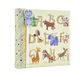 Grote Baby Alfabet/Nummer Gift Slip In Case Fotoalbum voor 200 4 x 6 inch foto's - Dieren Print Design