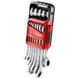Facom set 12 anti-slip steekringratelsleutels, in houder