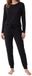 Schiesser Dames pyjama Mix & Relax zwart