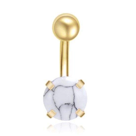 LGT JWLS Edelstaal Navelpiercing LGT JWLS - Howliet