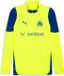 PUMA Trainingshals 1/4 rits OM 2025/26 Geel/Blauw Polyester M