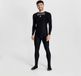 Rogelli Basic Lang - Pantalon de cyclisme - Hommes - Bretelles - 2XL - Noir