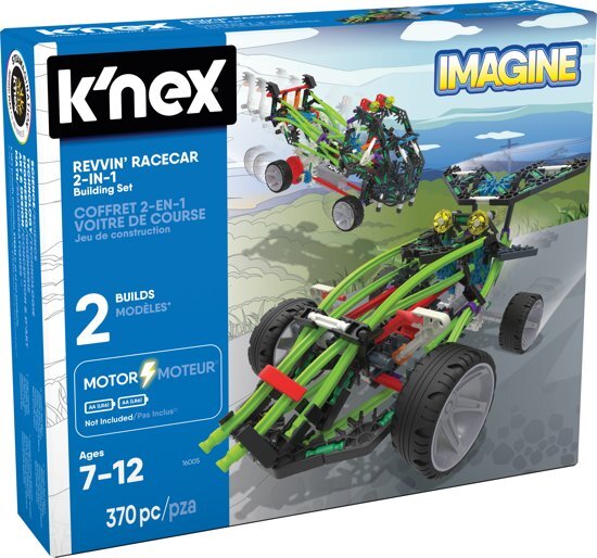 k'nex revvin raceauto 2 in 1 370 delig