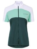 VAUDE Matera FZ Tricot Dames Fietsshirt Slanke Pasvorm deep pond