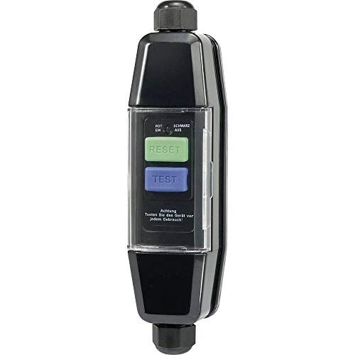 Sygonix SY-3530658 PRCD-tussenstekker Met PRCD 230 V/AC Zwart IP55