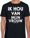Bellatio Decorations Shoppartners Bv Ik hou er van als mijn vrouw mij laat surfen shirt - grappig hobby t-shirt zwart heren - Cadeau shirt M