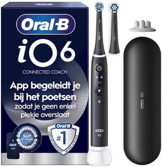 Oral-B iO Series 6 - Elektrische tandenborstel - Zwart