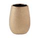 Gedy Astrid Borstelhouder van keramiek, goudkleurig, 8,3 x 8,3 x 11 cm