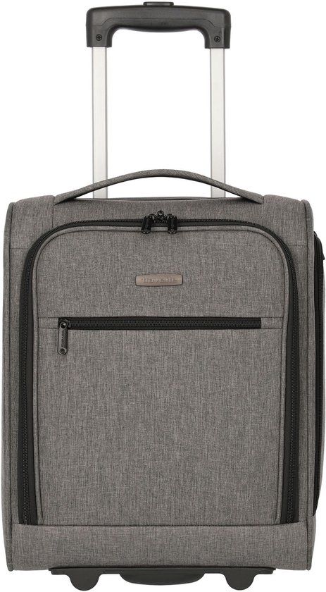 travelite Cabin 2W Trolley Underseater Melange Grijs 43cm - Softcase Handbagage
