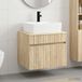 Maison Exclusive - Ensemble d'accessoires de salle de bain, placage chêne Sonoma