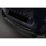 Zwart Dacia Zwart RVS Achterbumperprotector 'STRONG EDITION'