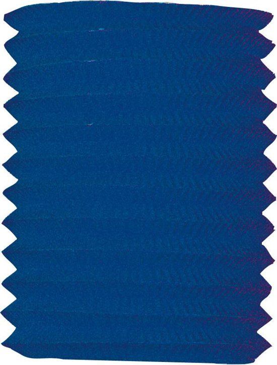 Partywinkel Blauwe Lampion - Donkerblauw - 16cm